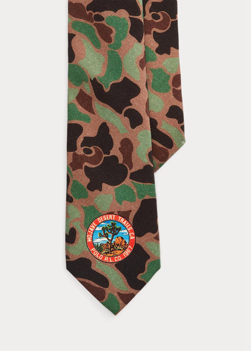 Corbata Polo Ralph Lauren Hombre Camo Lana Challis Chile Multicolor STQWR-6120